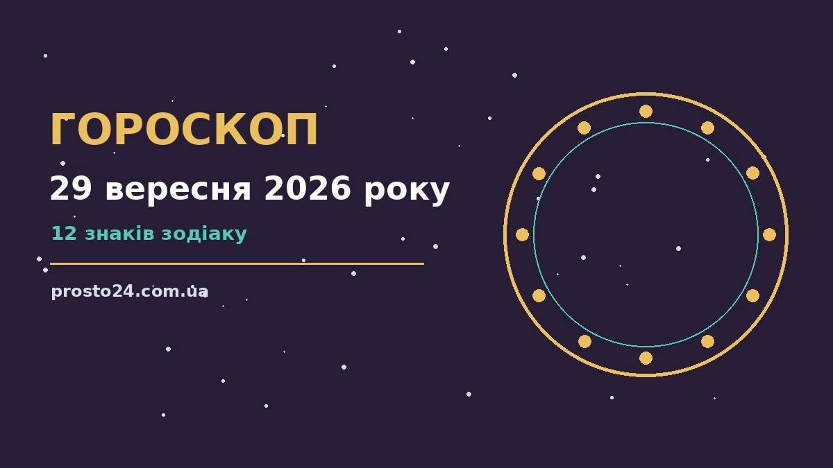 Гороскоп на 29 вересня 2026 року: справи й почуття цього дня для роботи, дому й кохання