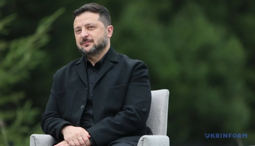 Президент України Володимир Зеленський під час Карпатського економічного форуму в Івано-Франківській області