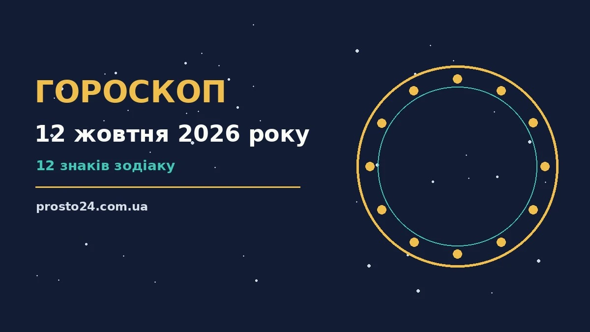 Гороскоп на 12 жовтня 2026 року: справи й почуття цього дня для роботи, дому й кохання